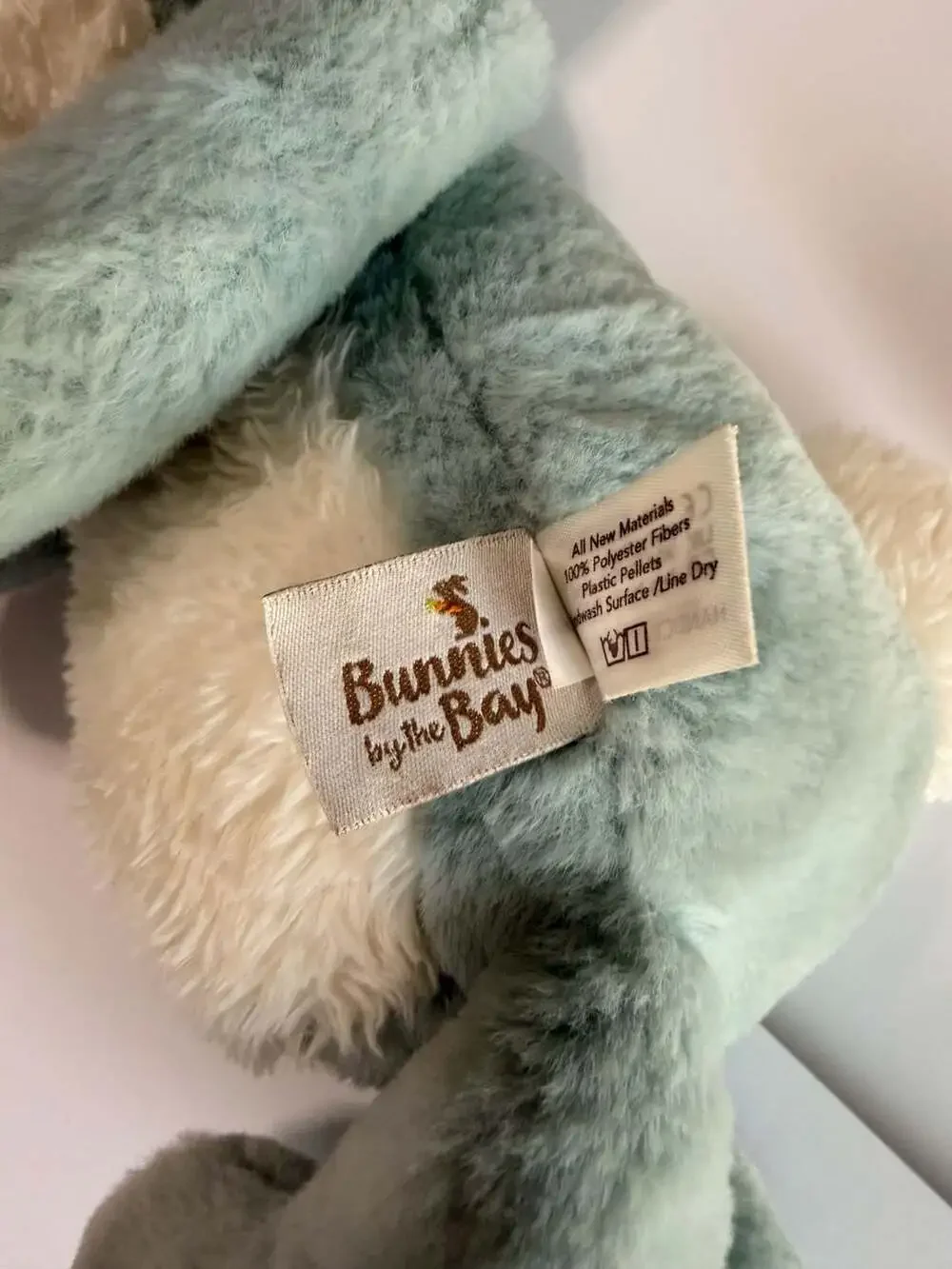 Bunnies by the Bay Maui Blue Nibble Bunny and Spotted Puppy Plush Toy Set